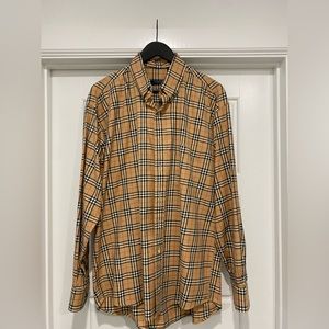 Authentic Burberry Nova Check Casual Button Down
